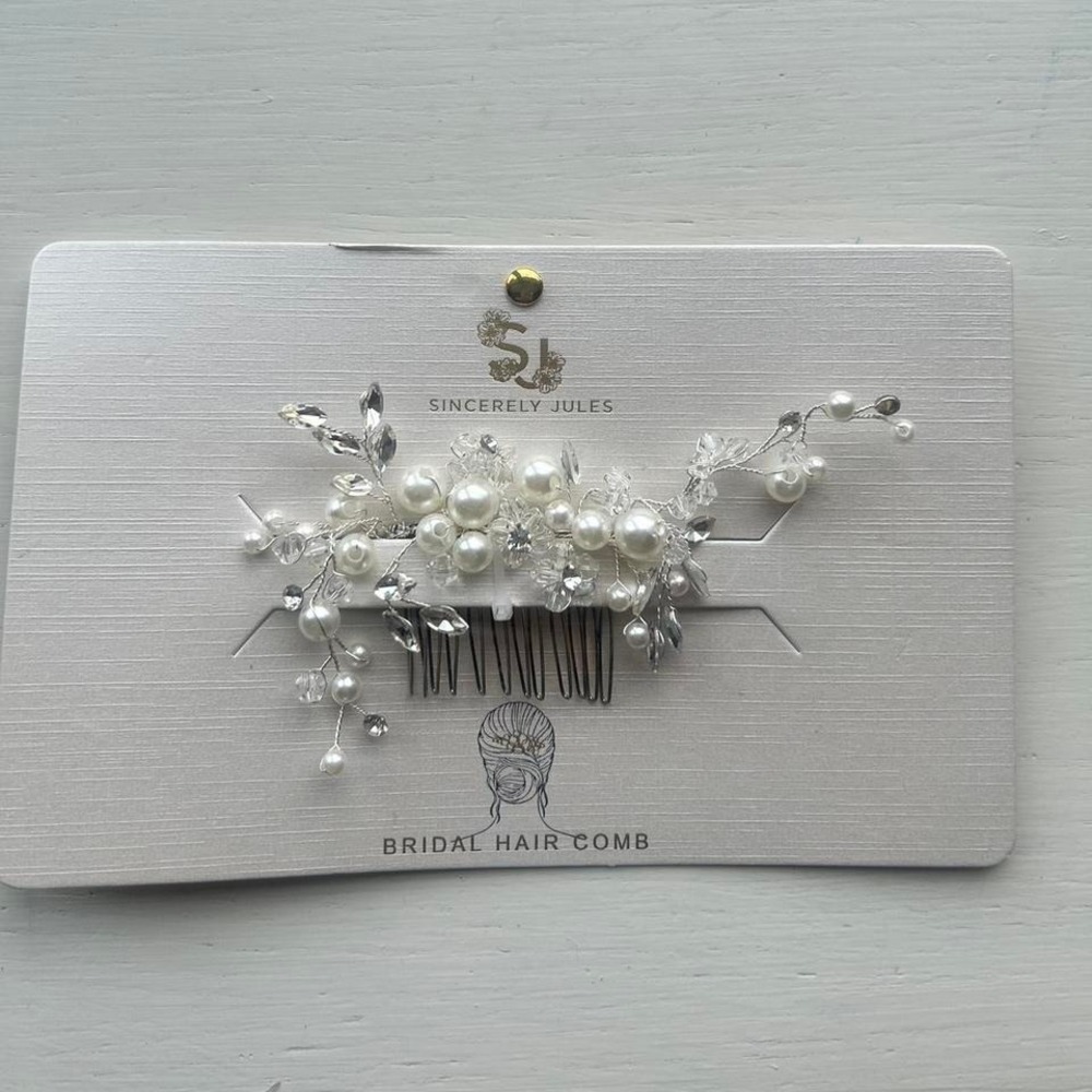 Sincerely Jules Bridal‎ Hair Comb Wedding/Prom/Dance Pearl